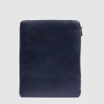 Piquadro Portablocco blu in pelle per iPad