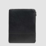 Piquadro Portablocco nero in pelle per iPad