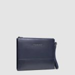Piquadro Pochette uomo blu in pelle porta iPado 11"