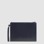 Piquadro Pochette uomo blu in pelle porta iPado 11"