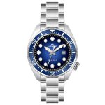 Lorenz Orologio maschile al quarzo con quadrante blu e datario 42mm