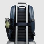 Piquadro Zaino uomo blu in pelle porta pc 14