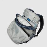 Piquadro Zaino uomo blu in pelle porta pc 14
