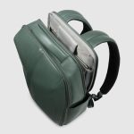 Piquadro Zaino uomo verde in pelle porta pc 14
