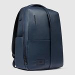 Piquadro Zaino uomo blu in pelle porta pc 15,6