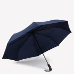 Piquadro Ombrello blu automatico grande open/close antivento