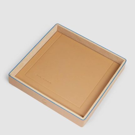 Piquadro Svuota tasche color cuoio in pelle