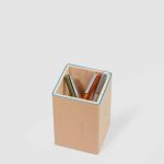 Piquadro Porta penne in color cuoio in pelle