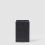 Piquadro Porta penne nero in pelle