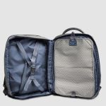 Piquadro Zaino da viaggio modulare grigio in pelle e tessuto porta pc 15,6 Hexagon