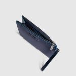 Piquadro Pochette uomo blu in pelle porta iPadni Blue Square