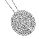 Donnaoro Collierino ovale con diamanti