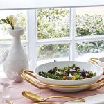 Sambonet Set cucchiaio & forchetta servire color dorato lucido Living