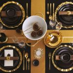 Sambonet Piatto presentazione color dorato lucido Kyma