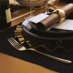 Sambonet Piatto presentazione color dorato lucido Kyma