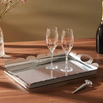 Alessi Vassoio rettangolare con manici Recinto