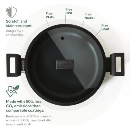 Sambonet Casseruola bassa 28 cm Titan Pro Green