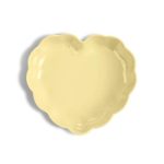 Emile Henry Pirofila a cuore color jaune vanille