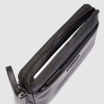 Piquadro Pochette uomo nera in pelle con protezione RFID Modus