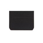 Pineider Porta carte nero in pelle Collezione Essenziale