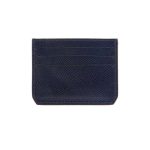 Pineider Porta carte blu in pelle Collezione Essenziale