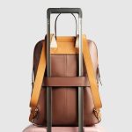 Piquadro Zaino donna marrone - beige in pelle porta pc 14" Circle