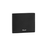 Pineider Portafoglio 6 carte nero in pelle Collezione Essenziale