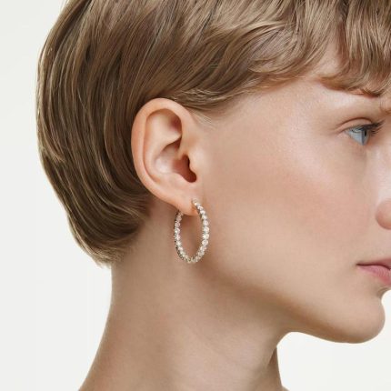 Swarovski Orecchini a cerchio Matrix