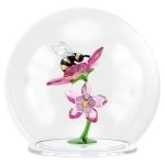 Swarovski Idyllia Sfera in Vetro con Ape e Fiori