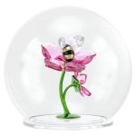 Swarovski Idyllia Sfera in Vetro con Ape e Fiori