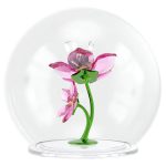 Swarovski Idyllia Sfera in Vetro con Ape e Fiori