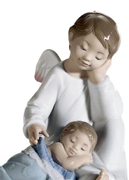 Lladro il mio angolo custode blu