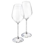 Swarovski crystalline bicchieri da vino (set di 2)