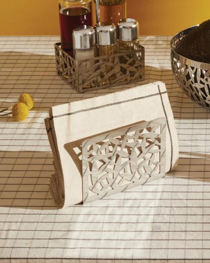 Alessi portatovaglioli in acciaio lucido cactus