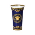 Versace vaso 26 cm medusa blu