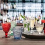 Villeroy & boch set di 4 calici da vino rosso boston coloured