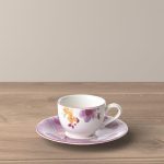 Villeroy & boch set di 6 tazze espresso con piattino marifleur basic