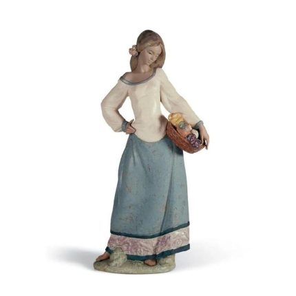 Lladro venditrice di frutta