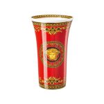 Versace vaso 26 cm medusa rosso