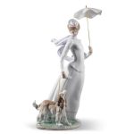 Lladro dama con scialle