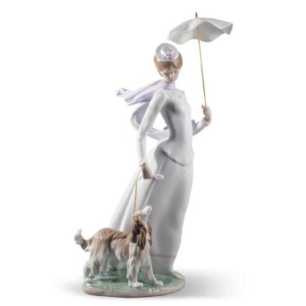 Lladro dama con scialle