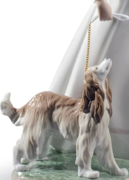 Lladro dama con scialle