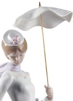 Lladro dama con scialle