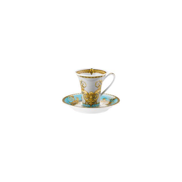 Versace tazza espresso con piattino prestige gala bleu Versace tazza espresso con piattino prestige gala bleu