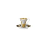 Versace tazza espresso con piattino prestige gala