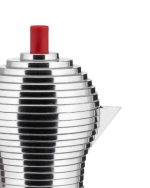 Alessi caffettiera 1 tazza con manico rosso Pulcina