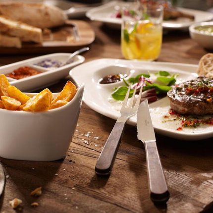 Villeroy & boch set di 2 posate per pizza o bistecca texas