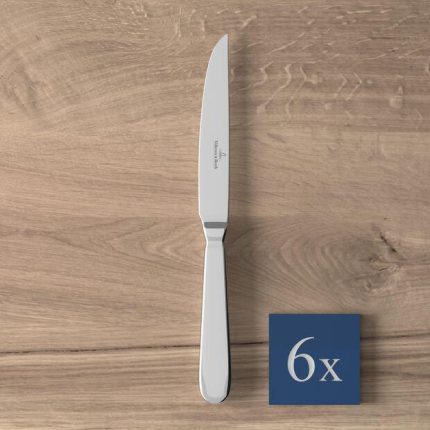 Villeroy & boch set di 6 coltelli per pizza o bistecca oscar