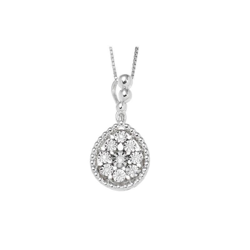 Donnaoro collierino goccia con diamanti Donnaoro collierino goccia con diamanti