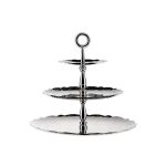 Alzata a tre elementi inox dressed